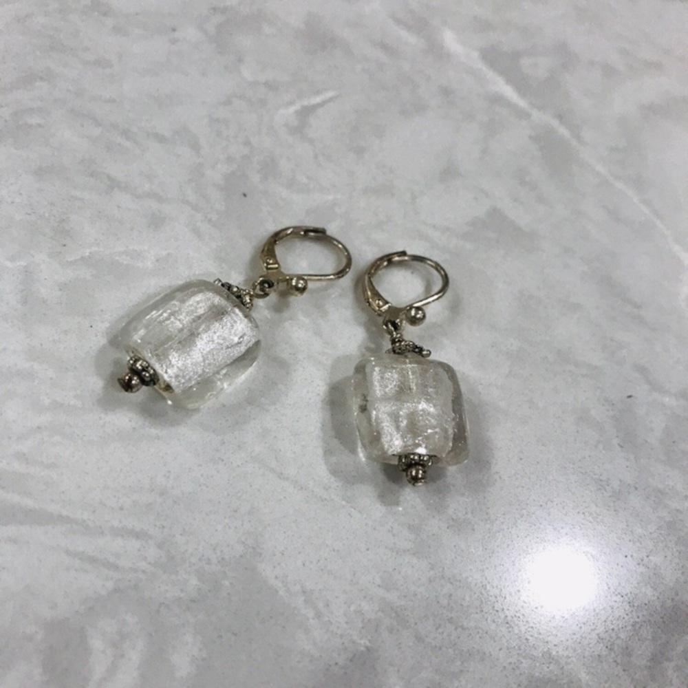 Italian Blown Glass Earrings - Picture 3 of 5